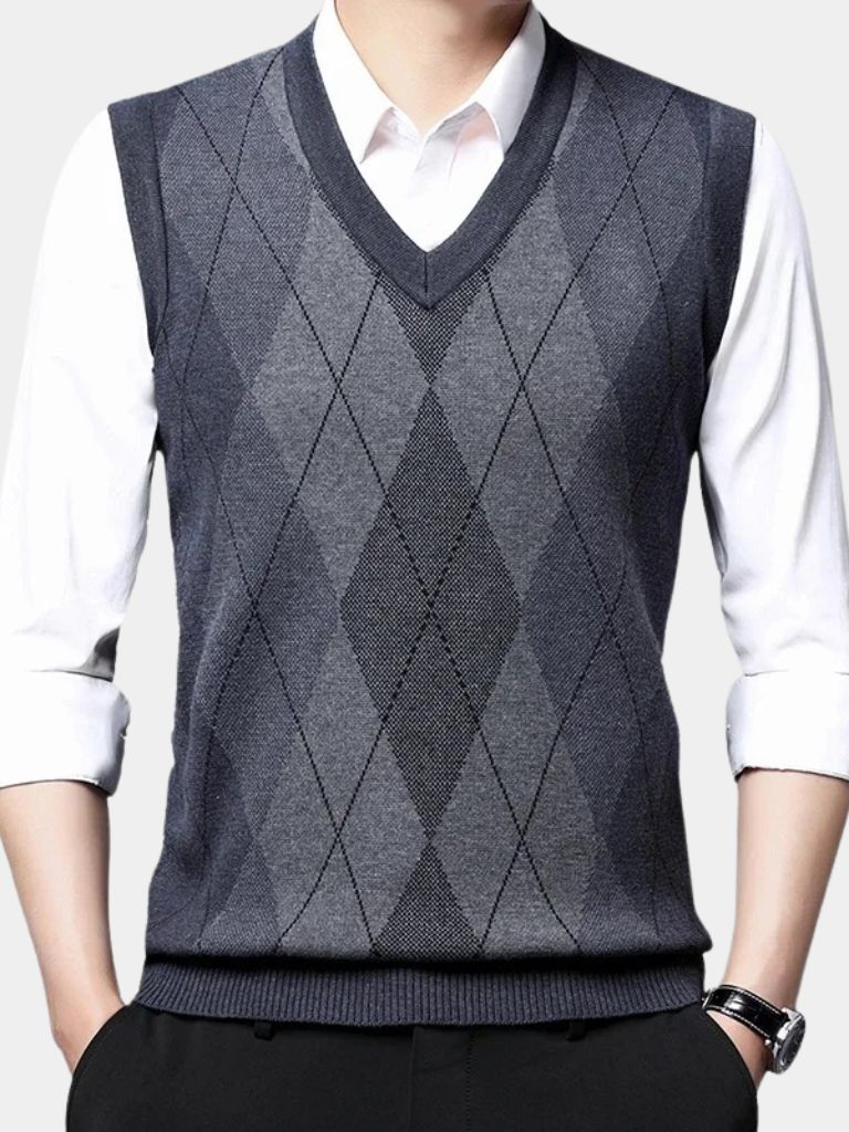 Gilet Academic Essential in maglia - Aurelio Club