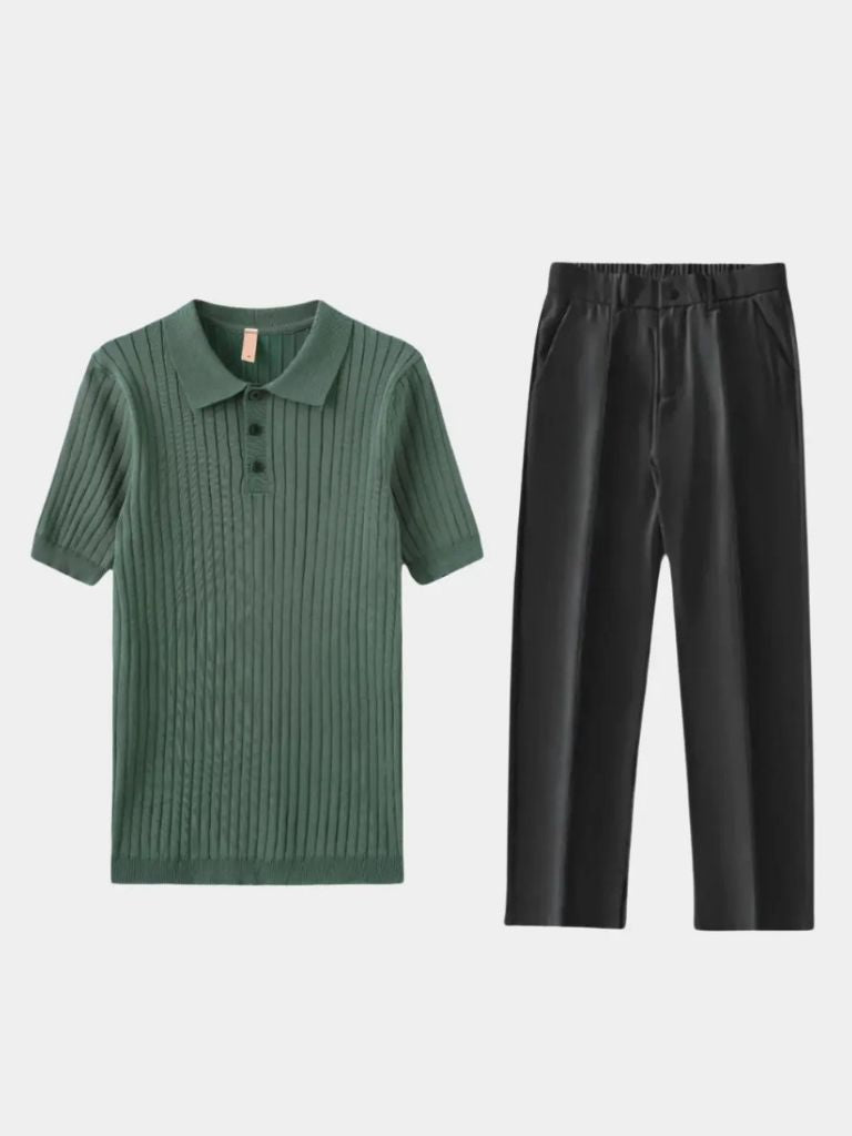 Completo Barbados con polo e pantaloni in cotone - Aurelio Club