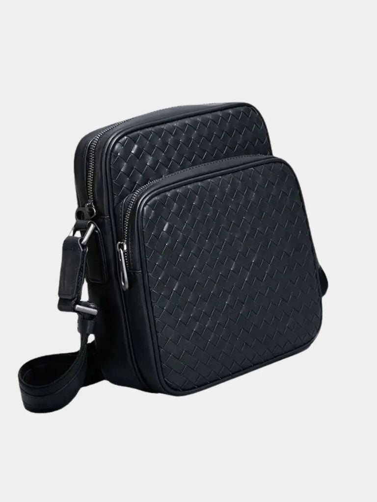 Borsa Heritage a tracolla con dettagli intrecciati - Aurelio Club
