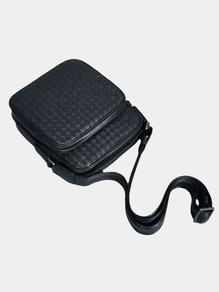 Borsa Heritage a tracolla con dettagli intrecciati - Aurelio Club