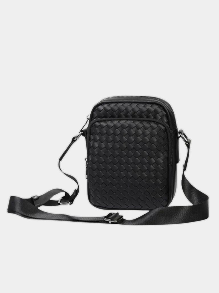 Borsa Heritage a tracolla con dettagli intrecciati - Aurelio Club