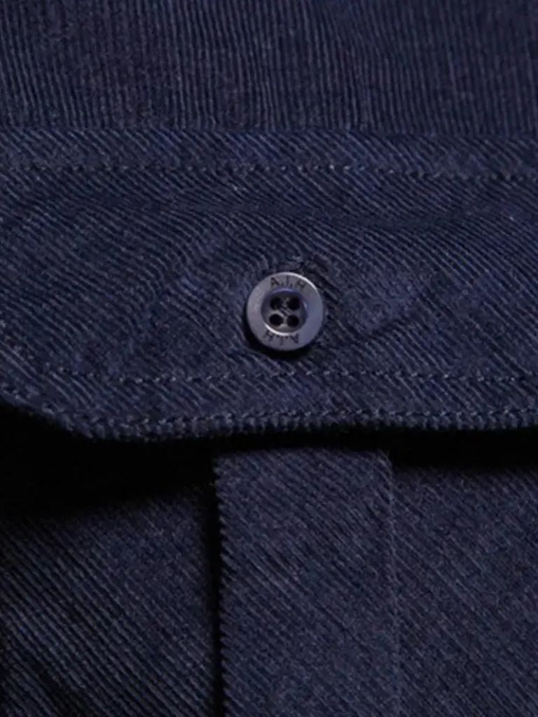 Camicia a maniche lunghe con tasche sul petto - Aurelio Club
