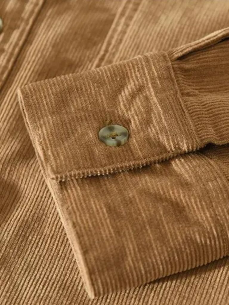 Camicia in velluto a coste a maniche lunghe - Aurelio Club