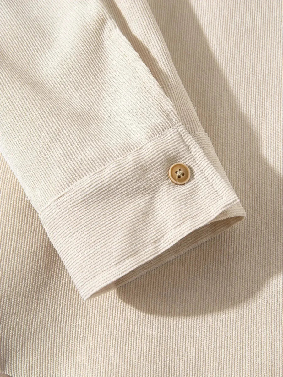 Camicia a maniche lunghe in velluto a coste - Aurelio Club