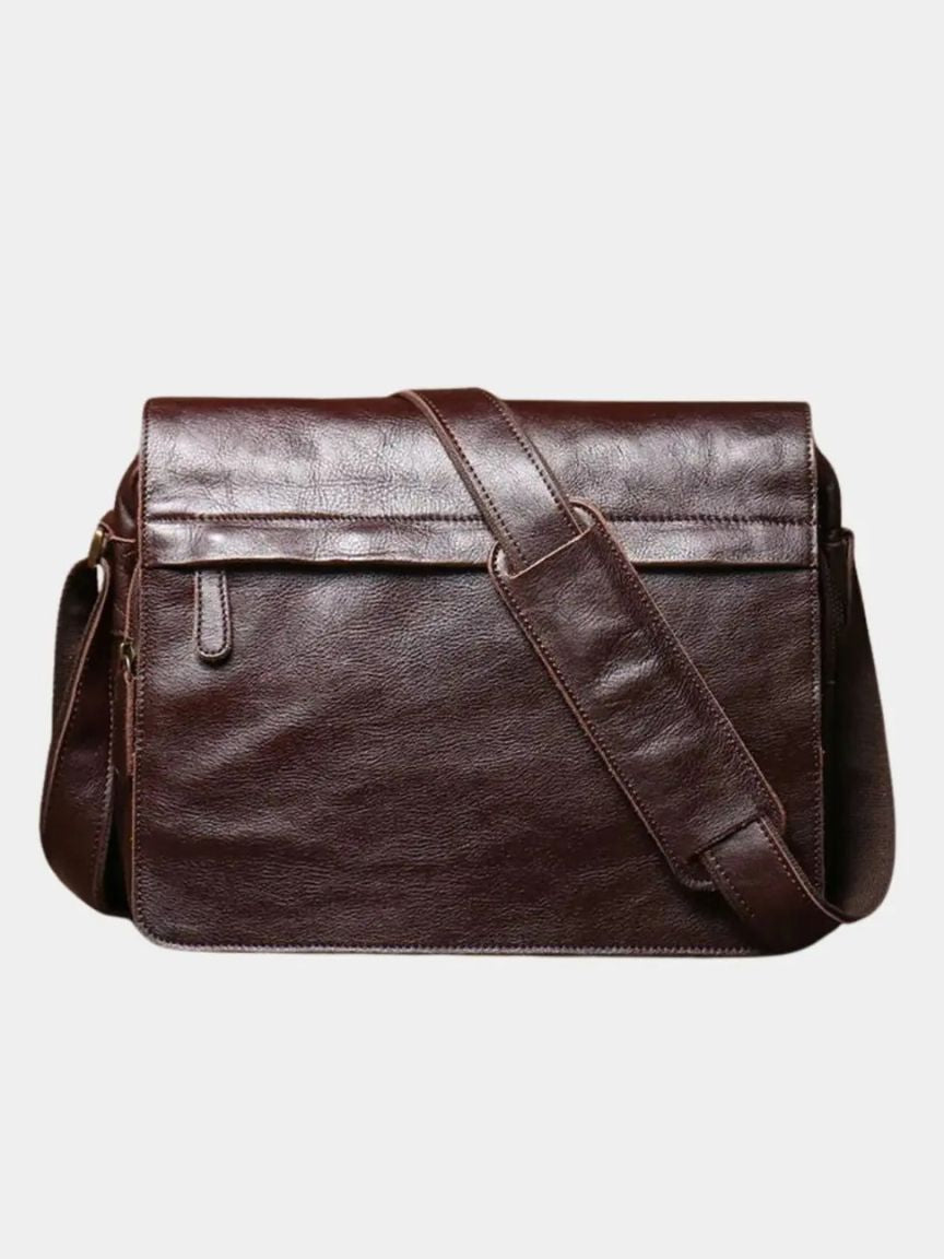 Borsa messenger in pelle - Aurelio Club