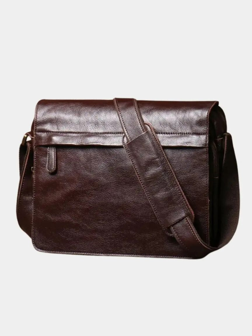 Borsa messenger in pelle - Aurelio Club