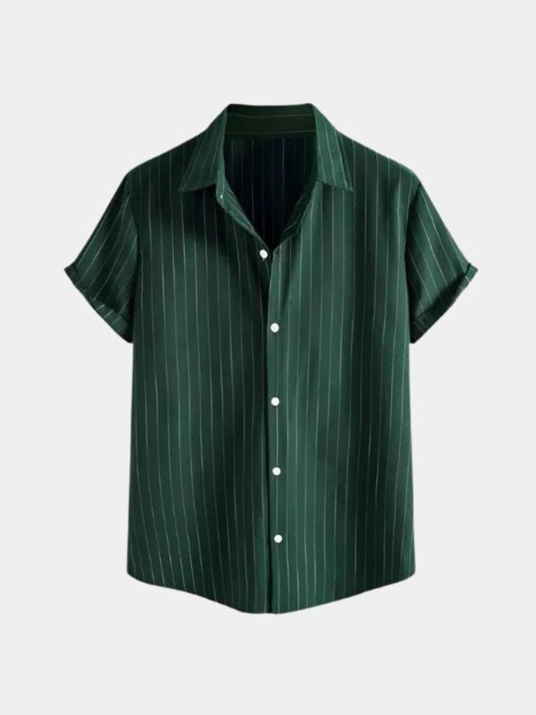 Camicia a righe a maniche corte - Aurelio Club