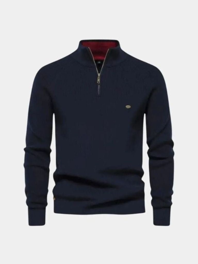 Pullover con zip corta Classic - Aurelio Club