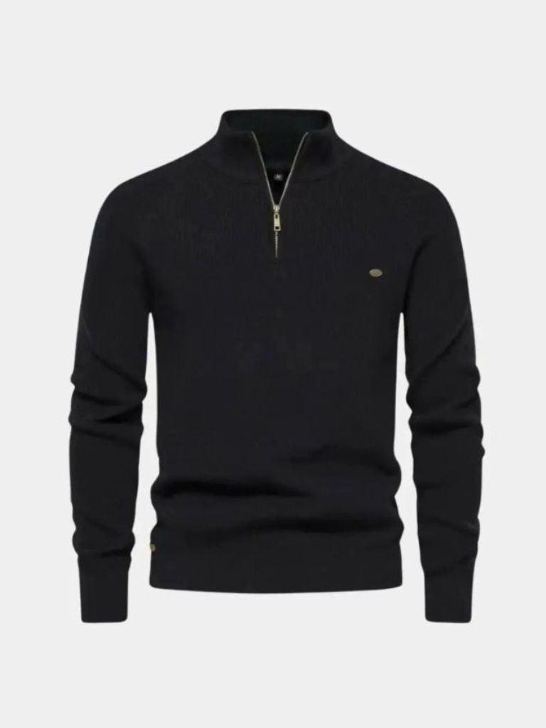 Pullover con zip corta Classic - Aurelio Club
