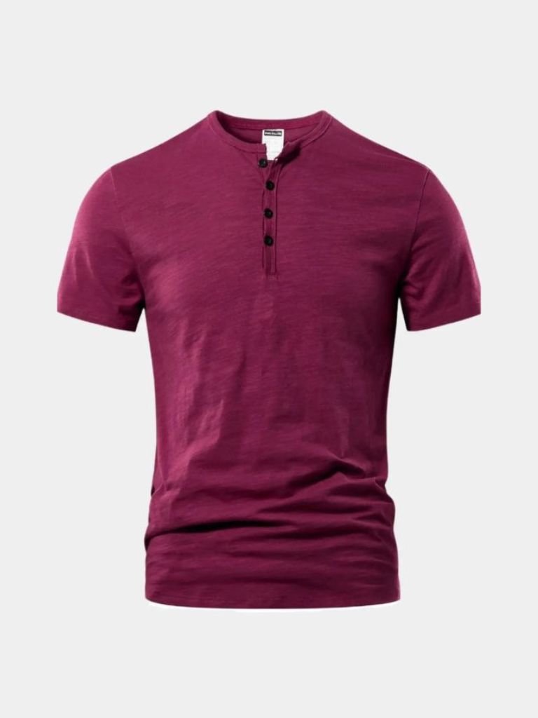 T-shirt serafino a maniche corte - Aurelio Club