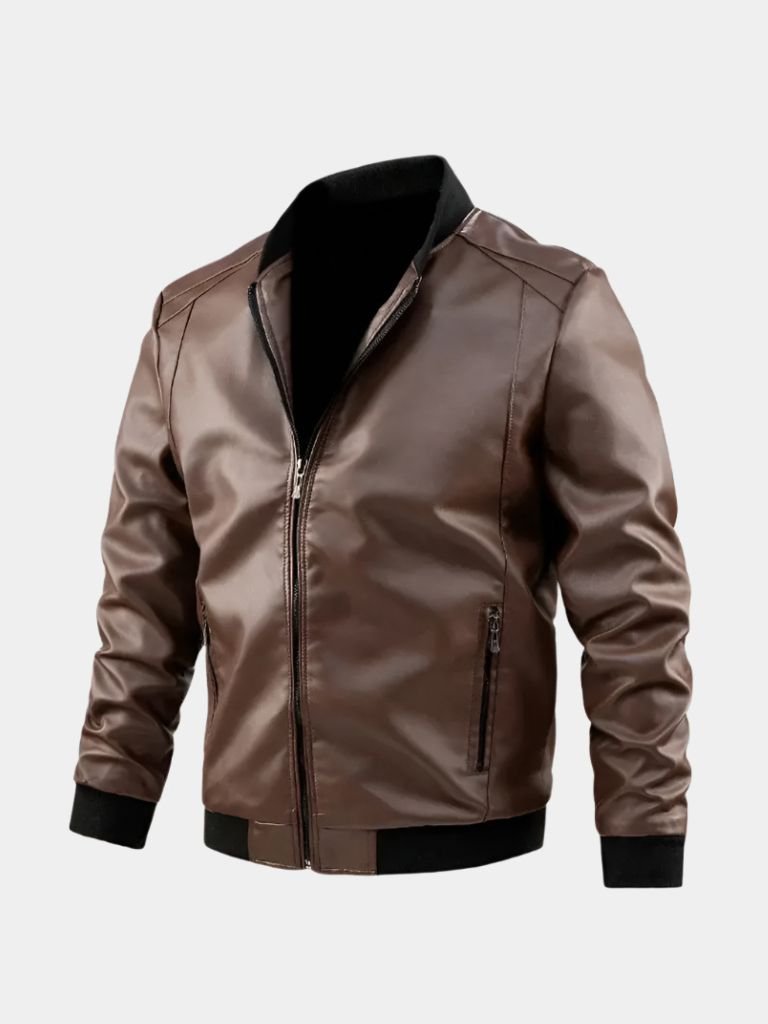 Giacca in pelle Essential - Aurelio Club