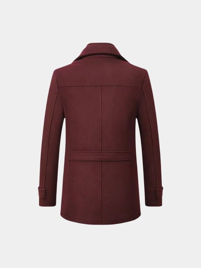 Cappotto monopetto in misto lana Essential - Aurelio Club