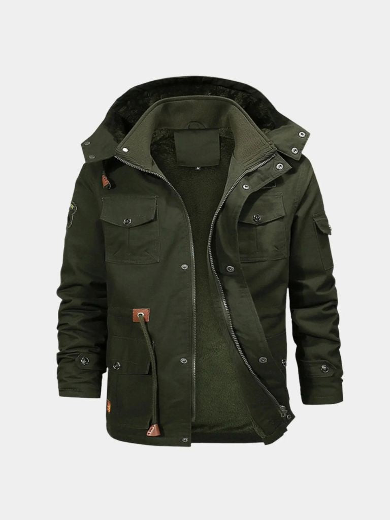 Bomber in pile con cappuccio - Aurelio Club