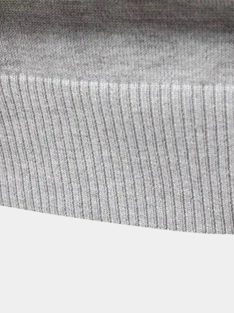 Pullover in misto cotone con mezza zip - Aurelio Club