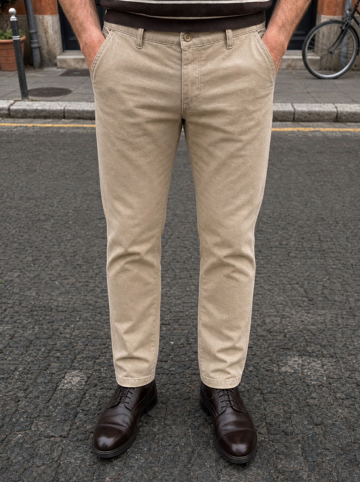 Pantaloni Minimal a gamba dritta - Aurelio Club