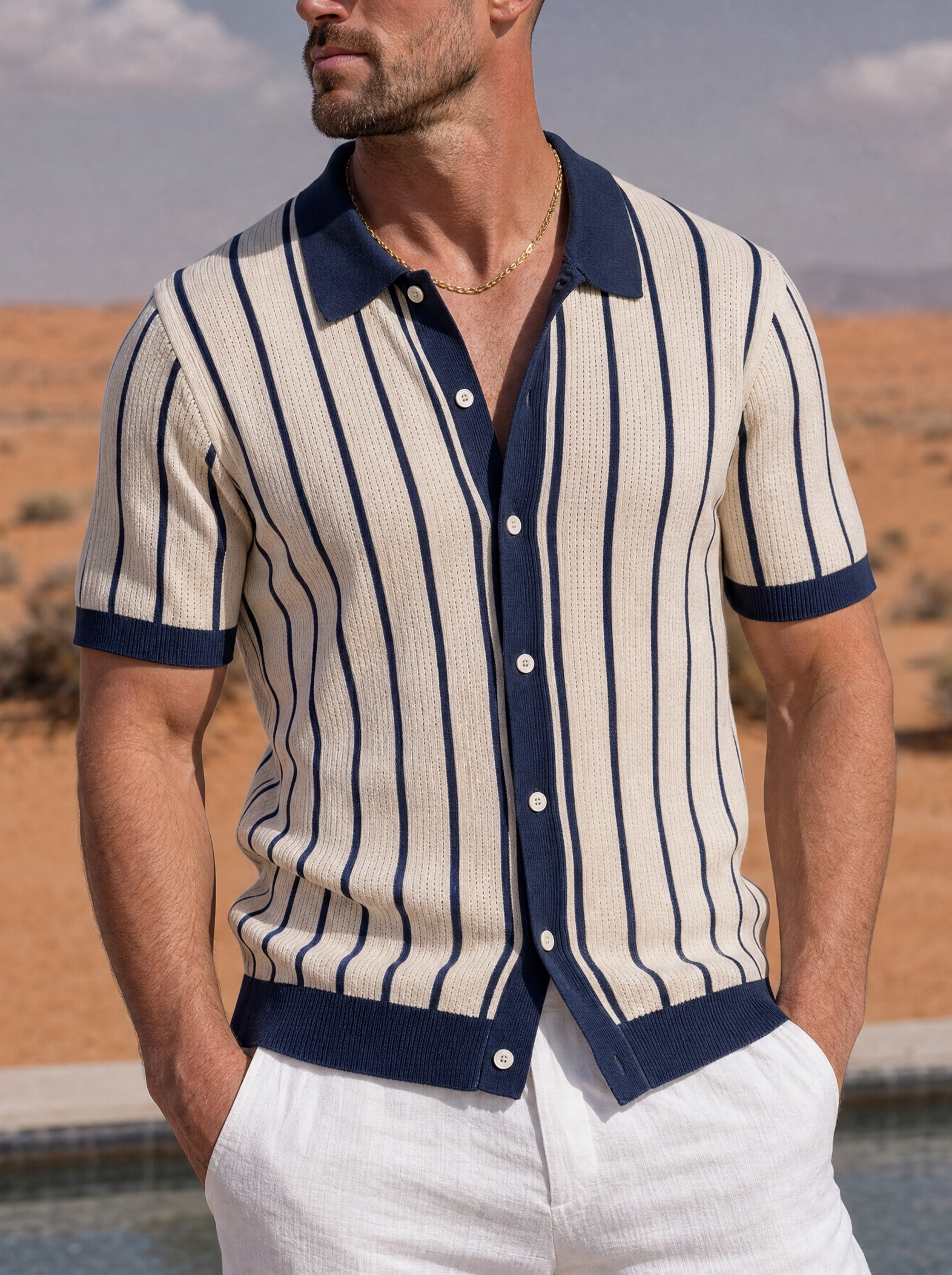 Polo Atlantic Frame in maglia - Aurelio Club