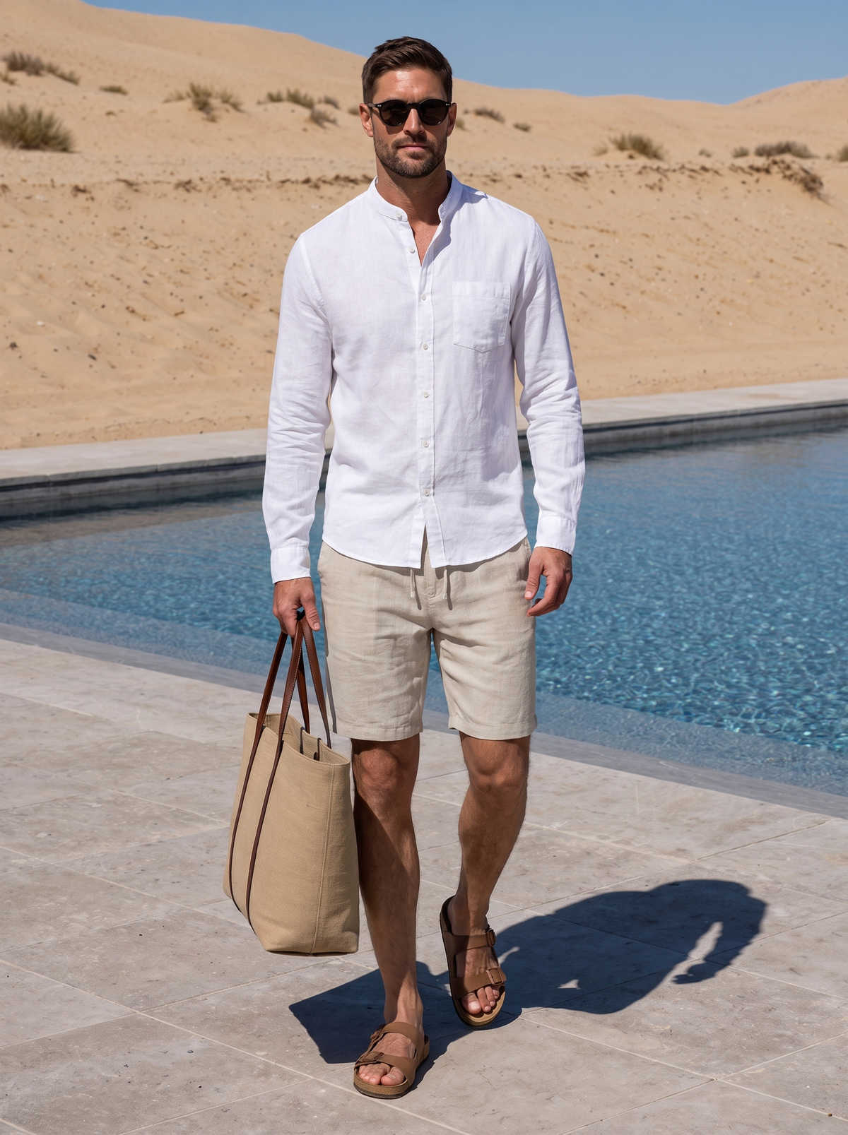 Completo Alba Riviera con camicia e bermuda - Aurelio Club