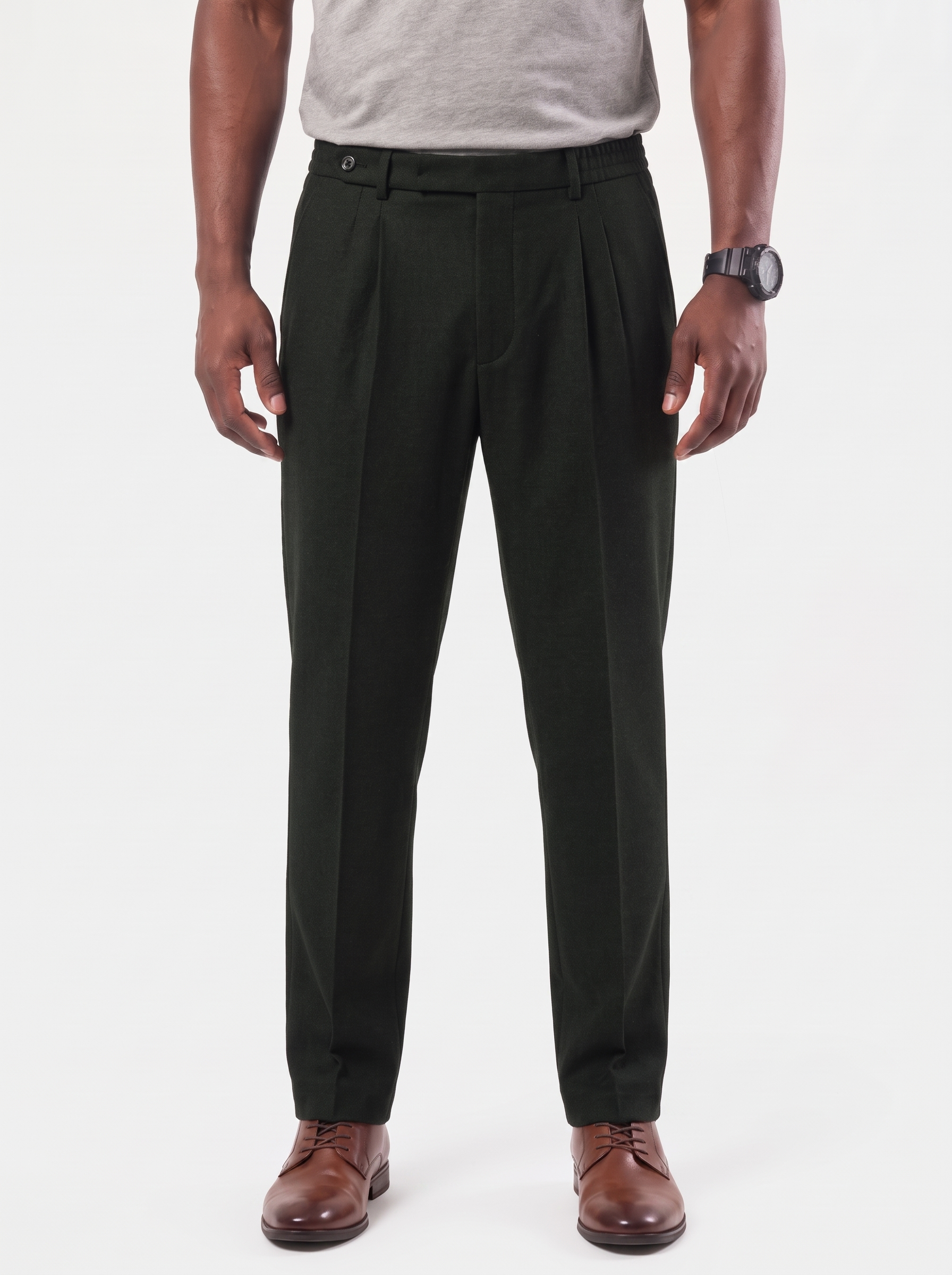 Pantaloni classici con elastico in vita - Aurelio Club
