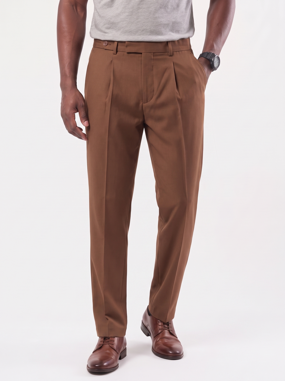 Pantaloni classici con elastico in vita - Aurelio Club