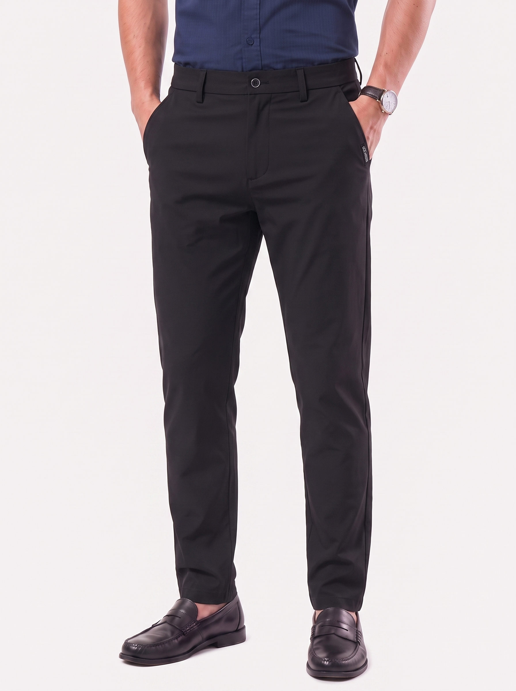 Pantaloni elasticizzati con elastico in vita - Aurelio Club