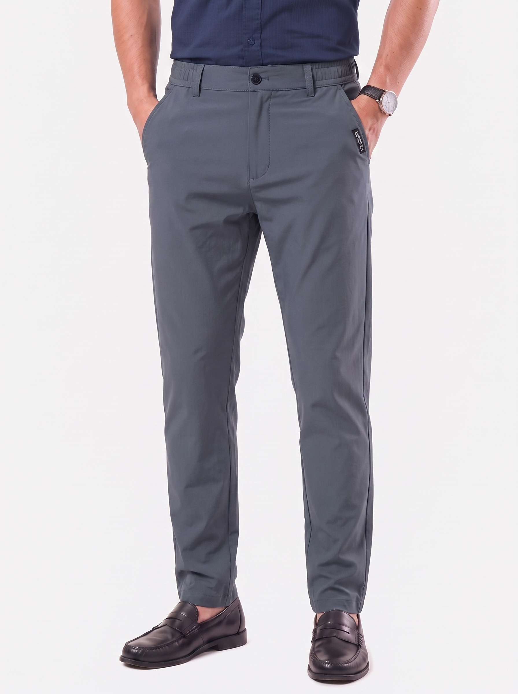 Pantaloni elasticizzati con elastico in vita - Aurelio Club