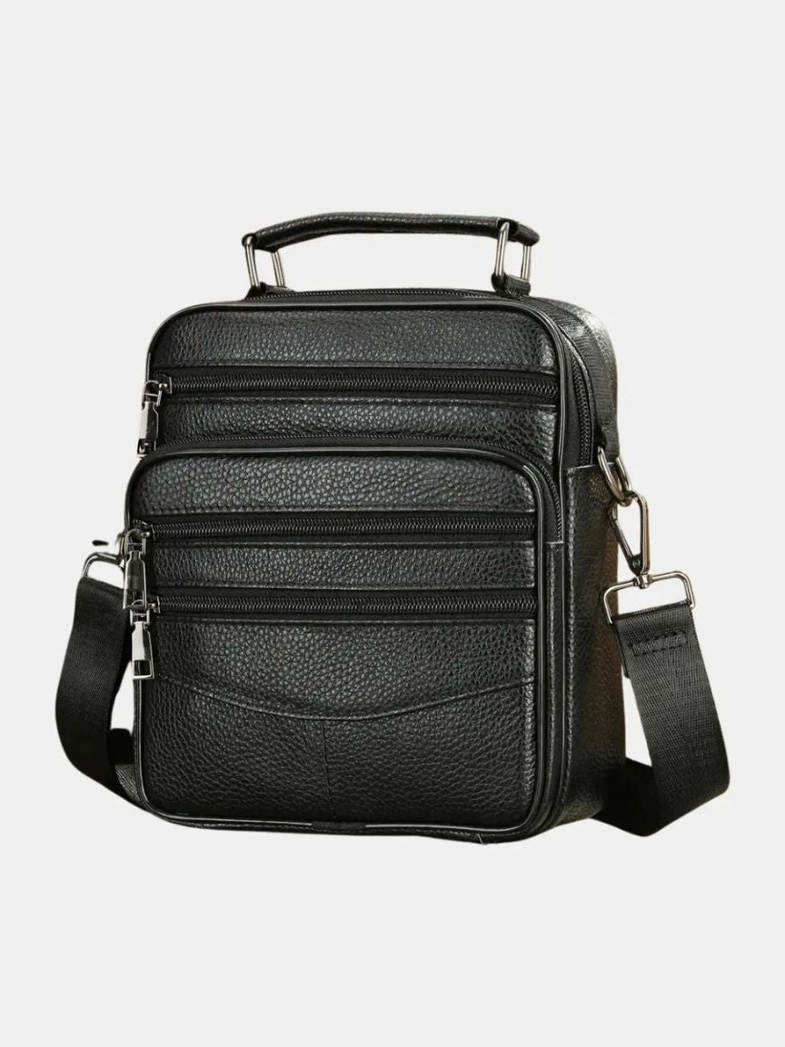 Borsa uomo in pelle a tracolla - Aurelio Club