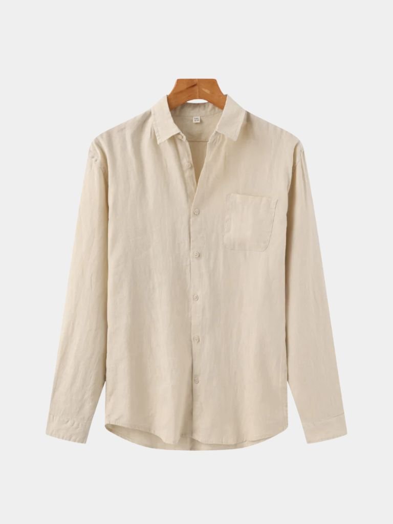 Camicia Coast in lino a maniche lunghe - Aurelio Club