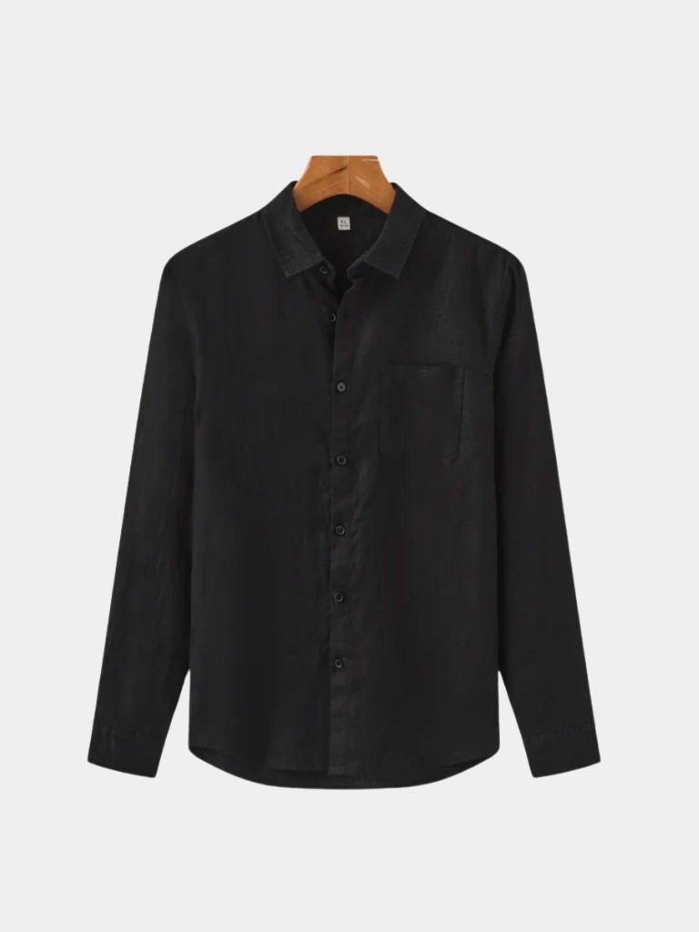 Camicia Coast in lino a maniche lunghe - Aurelio Club