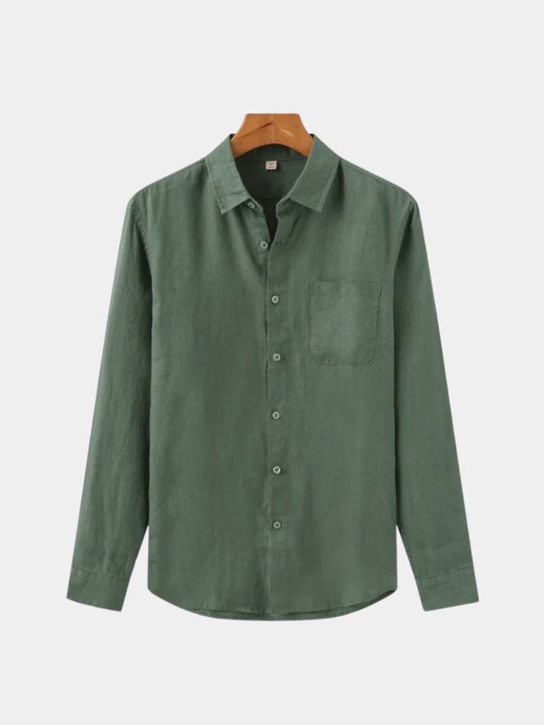 Camicia Coast in lino a maniche lunghe - Aurelio Club