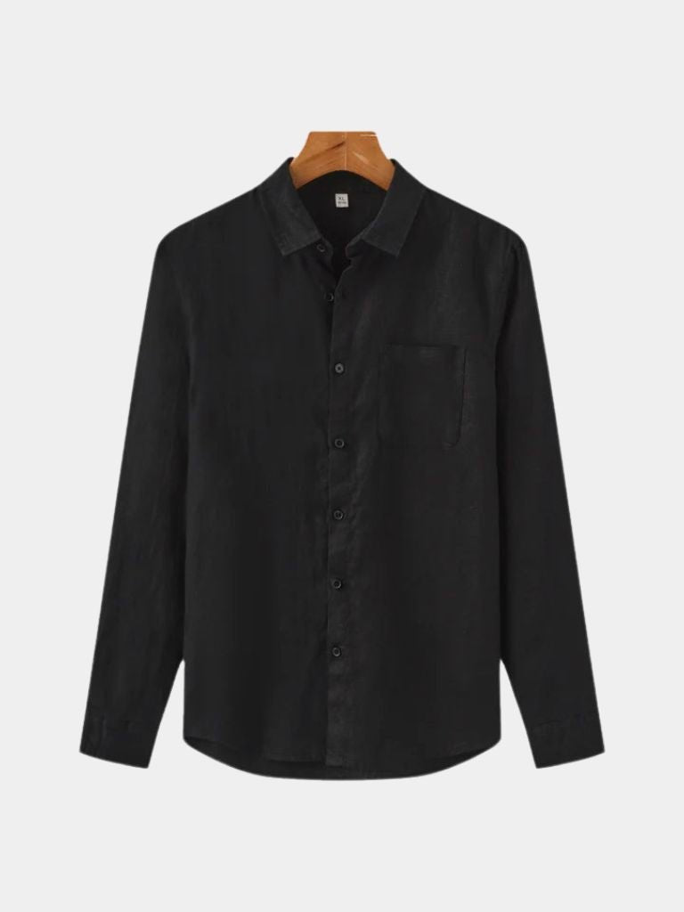Completo Noire con camicia, pantaloni e mocassini - Aurelio Club