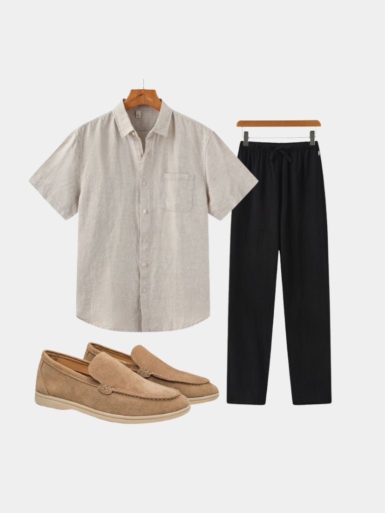 Completo Aureo con camicia, pantaloni e mocassini - Aurelio Club