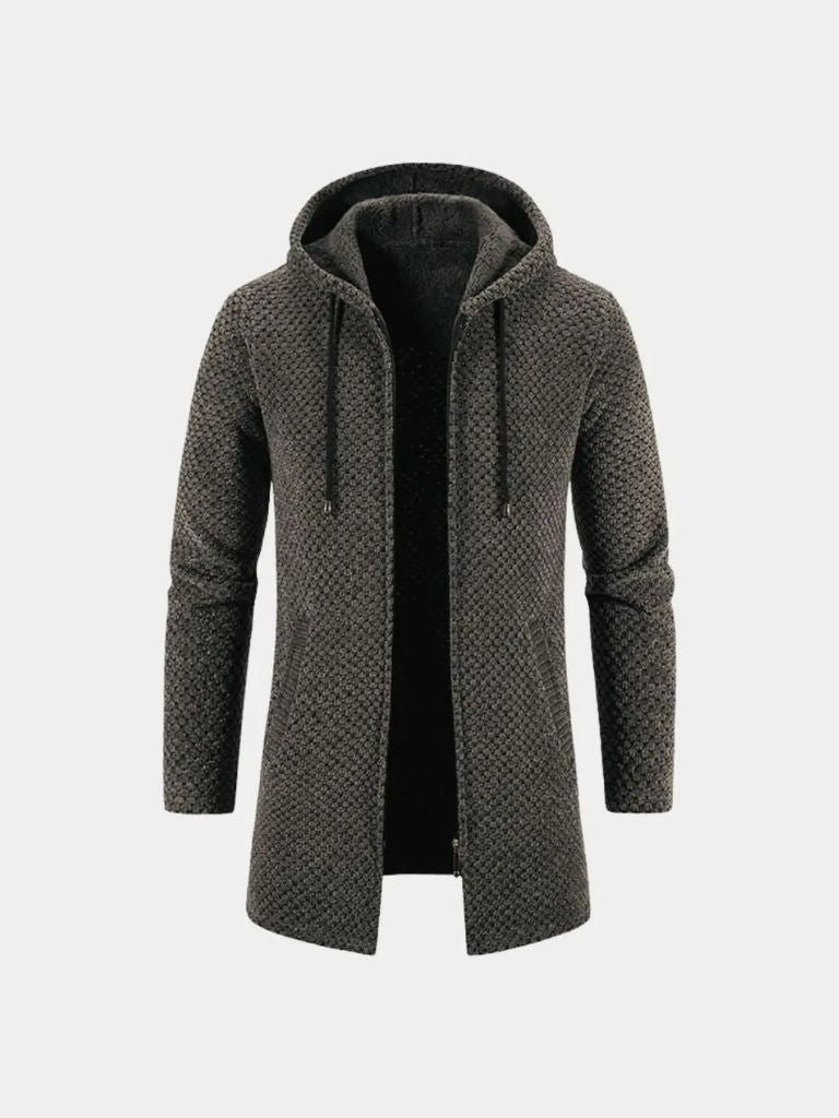 Cappotto Lugano in maglia con cappuccio - Aurelio Club