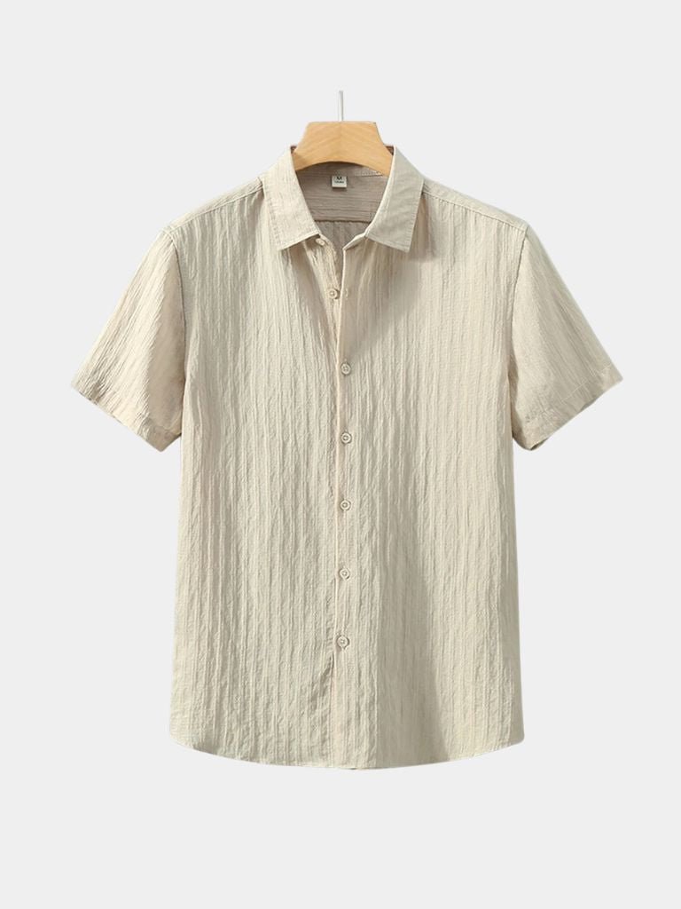 Camicia Lumière in lino a maniche corte - Aurelio Club