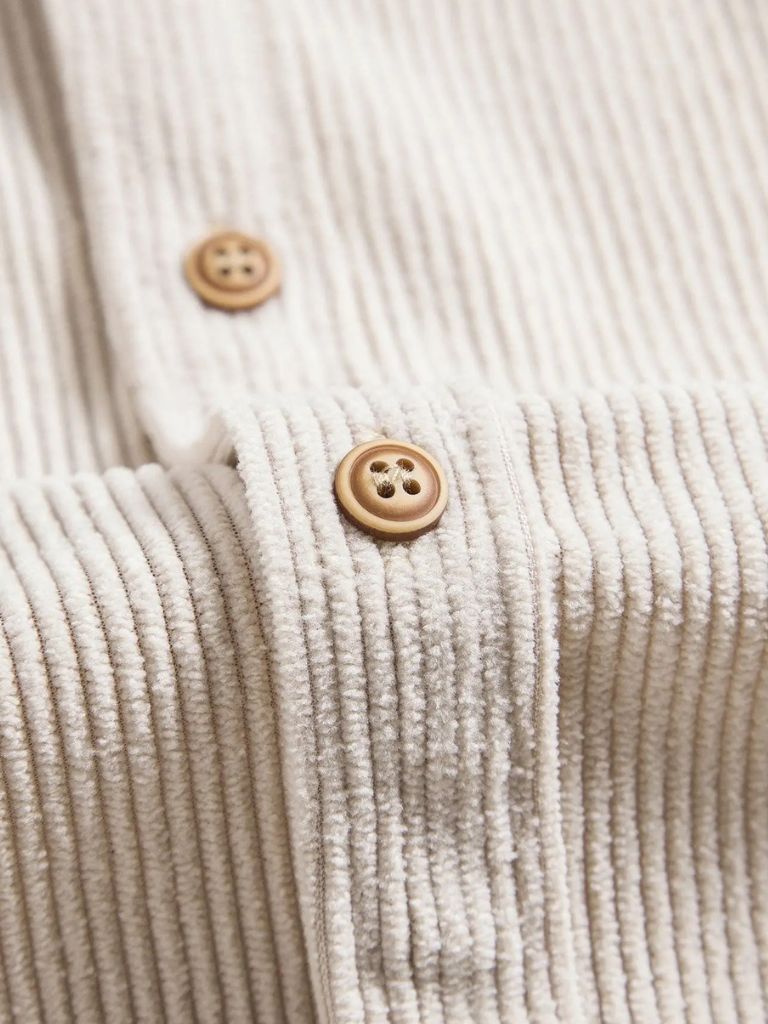 Camicia in velluto a coste a maniche corte - Aurelio Club