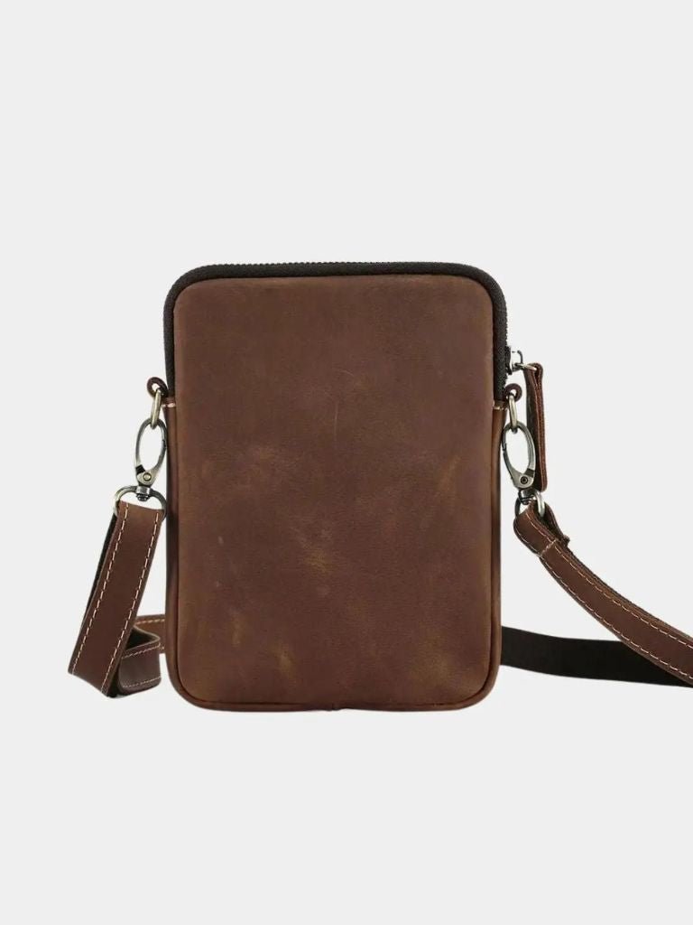 Borsa in pelle a tracolla dal design essenziale - Aurelio Club