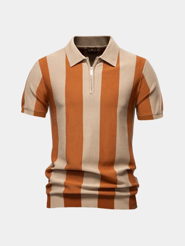 Polo con motivo a righe Classic - Aurelio Club