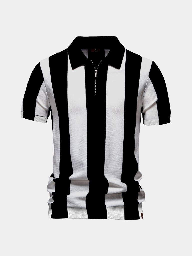 Polo con motivo a righe Classic - Aurelio Club