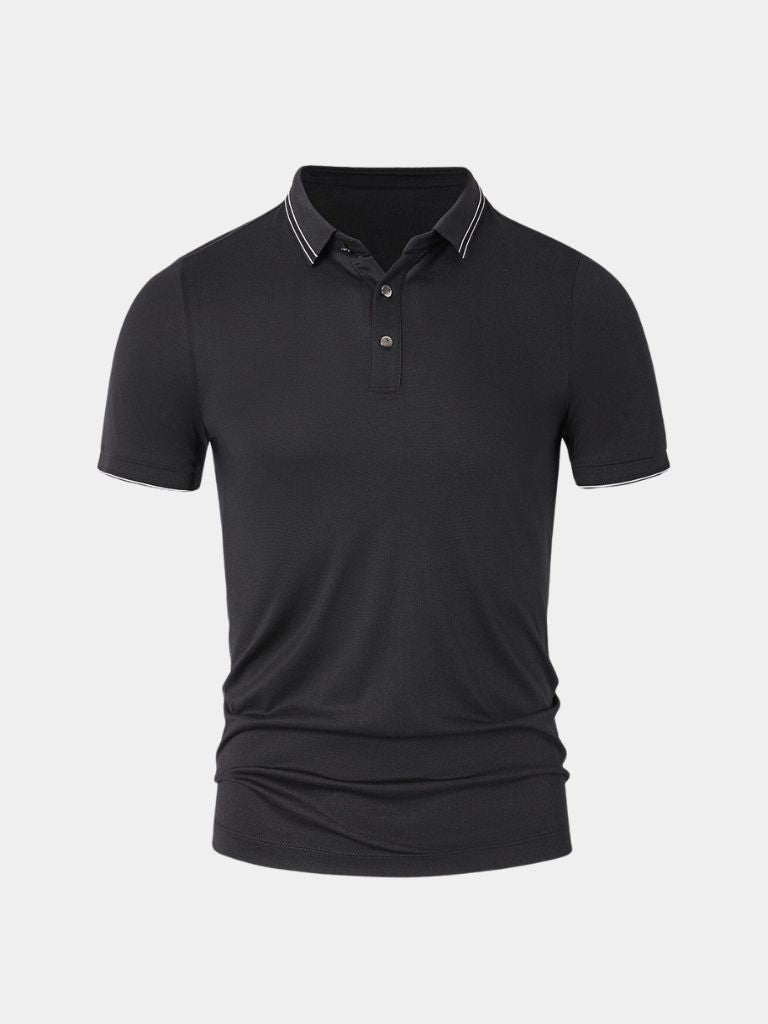 Polo Obsidian con profili - Aurelio Club