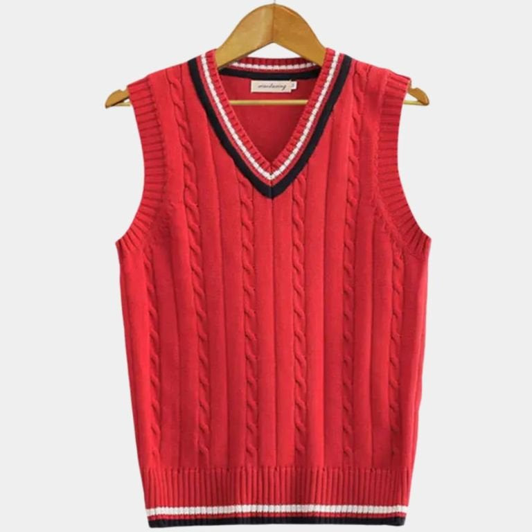 Gilet in maglia d'ispirazione classica - Aurelio Club