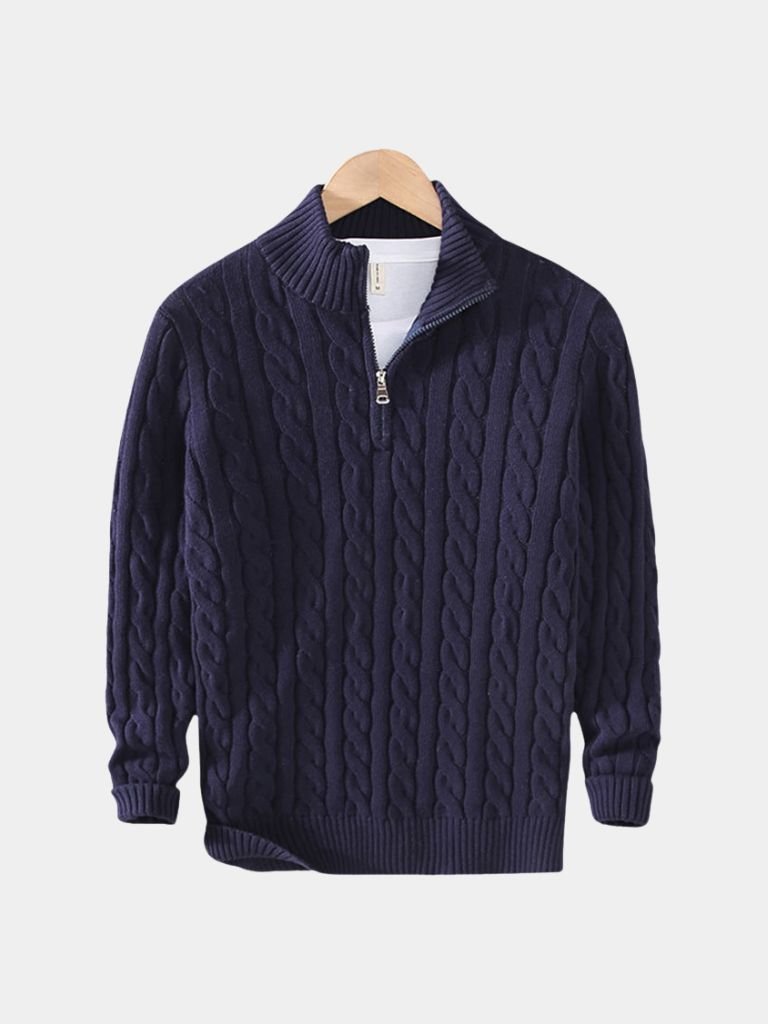 Completo Oxford con cardigan, pantaloni e mocassini - Aurelio Club