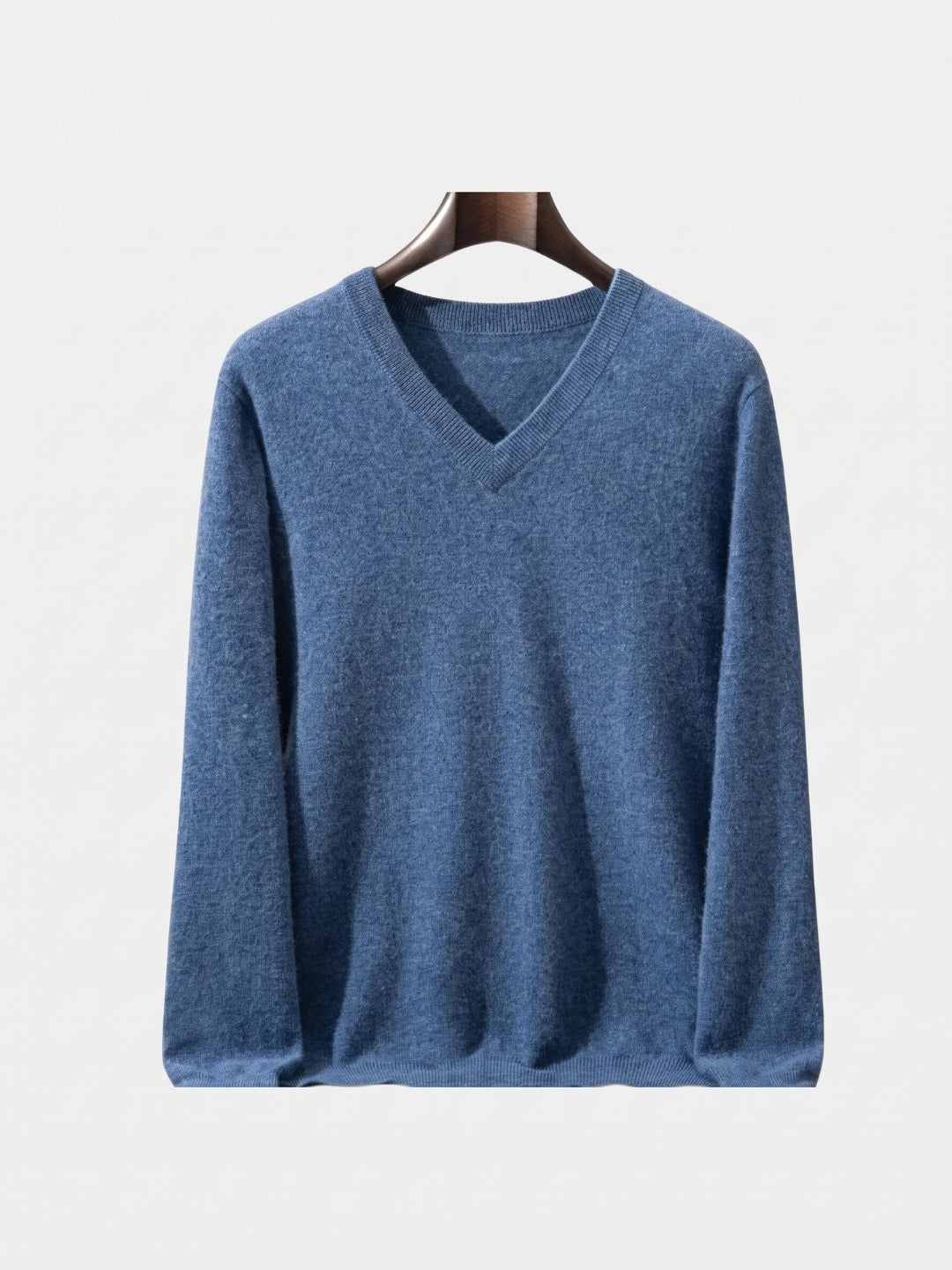 Maglia con scollo a V in lana e cashmere - Aurelio Club