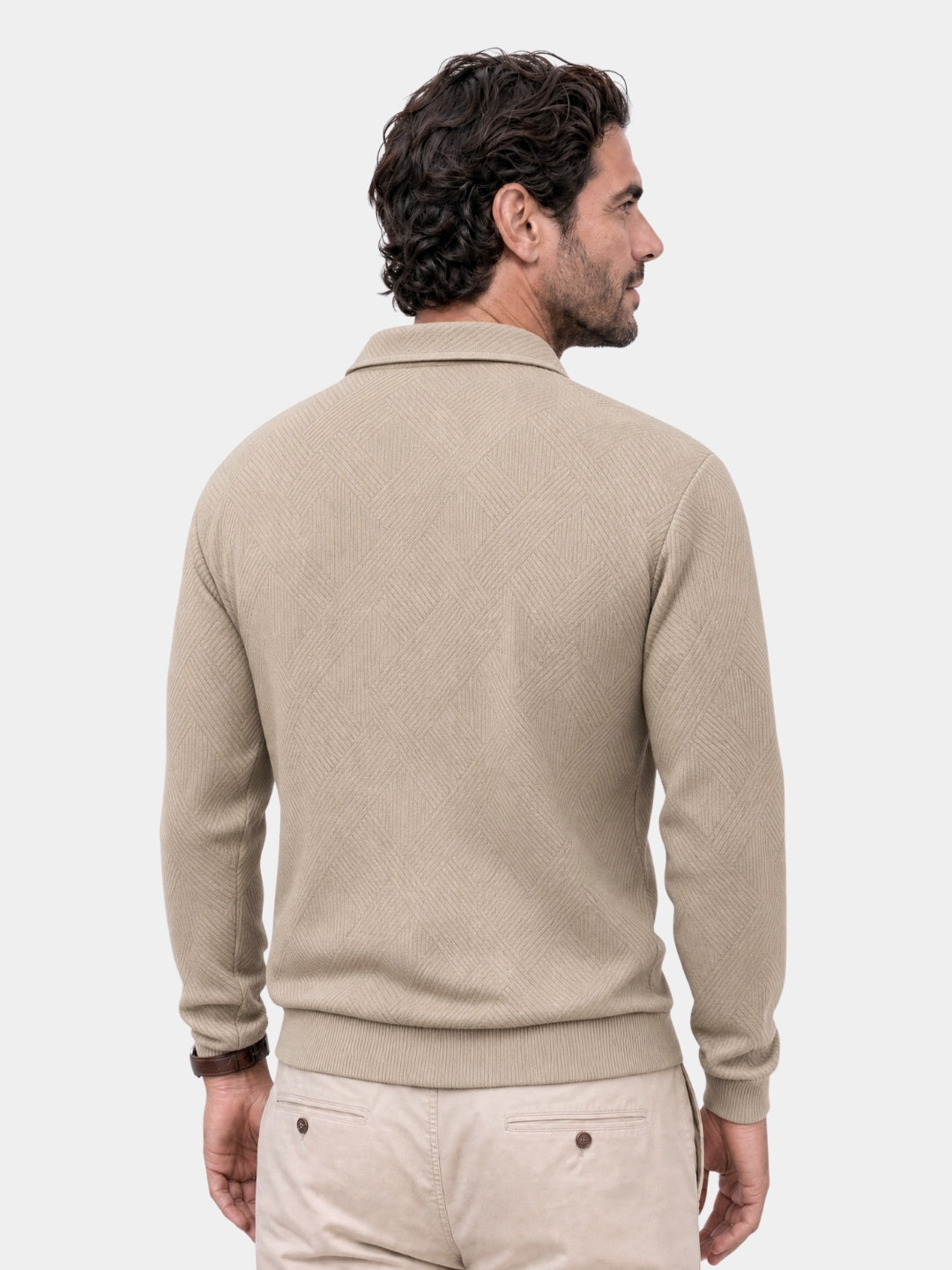 Pullover Sandmoor a collo alto con zip corta - Aurelio Club