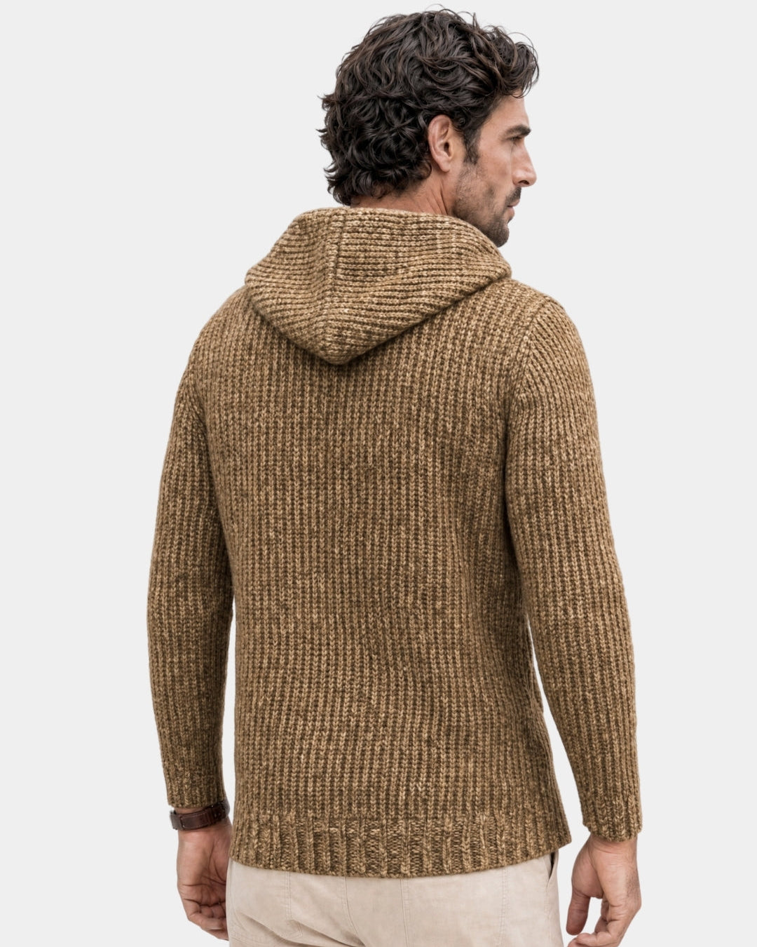 Giacca in maglia con cappuccio Himalaya - Aurelio Club