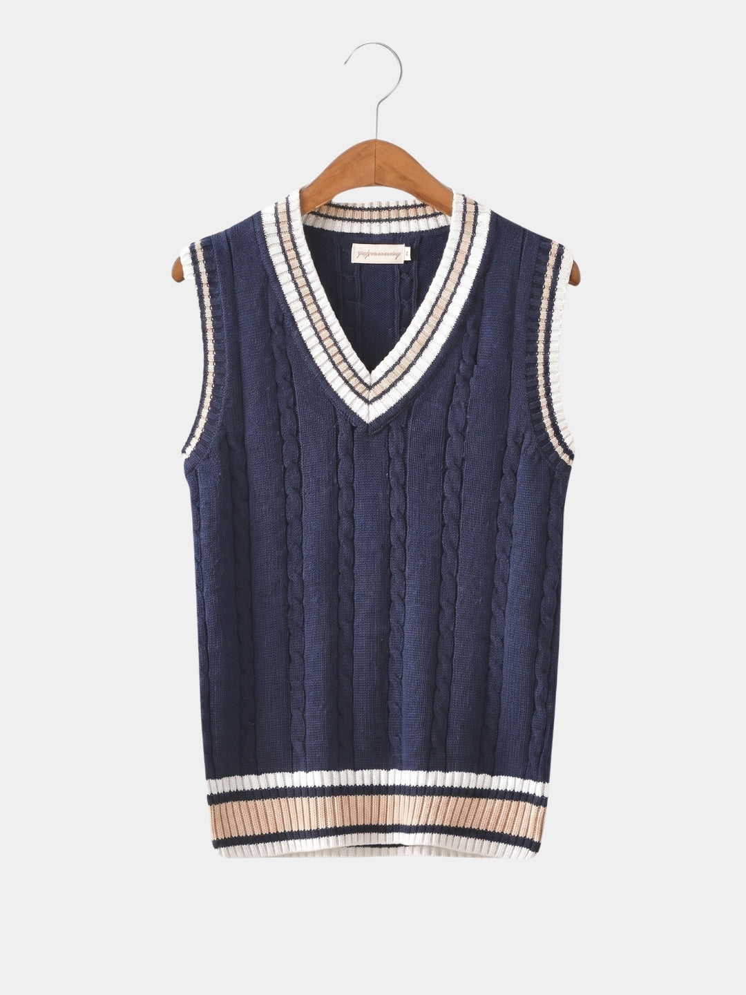 Gilet classico in maglia con scollo a V - Aurelio Club