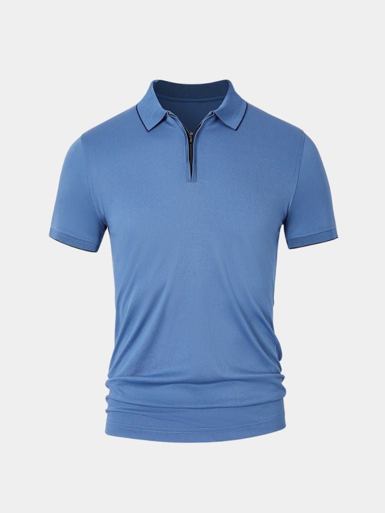 Polo Regis con zip corta - Aurelio Club