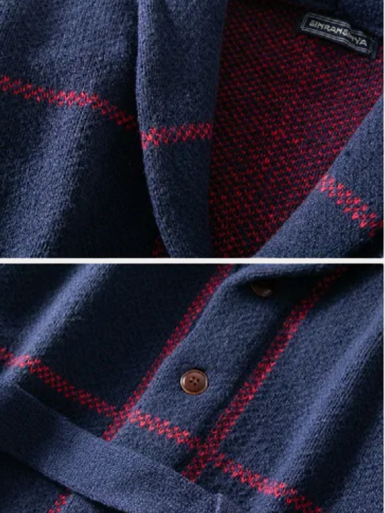 Cappotto Roma in maglia con cintura - Aurelio Club