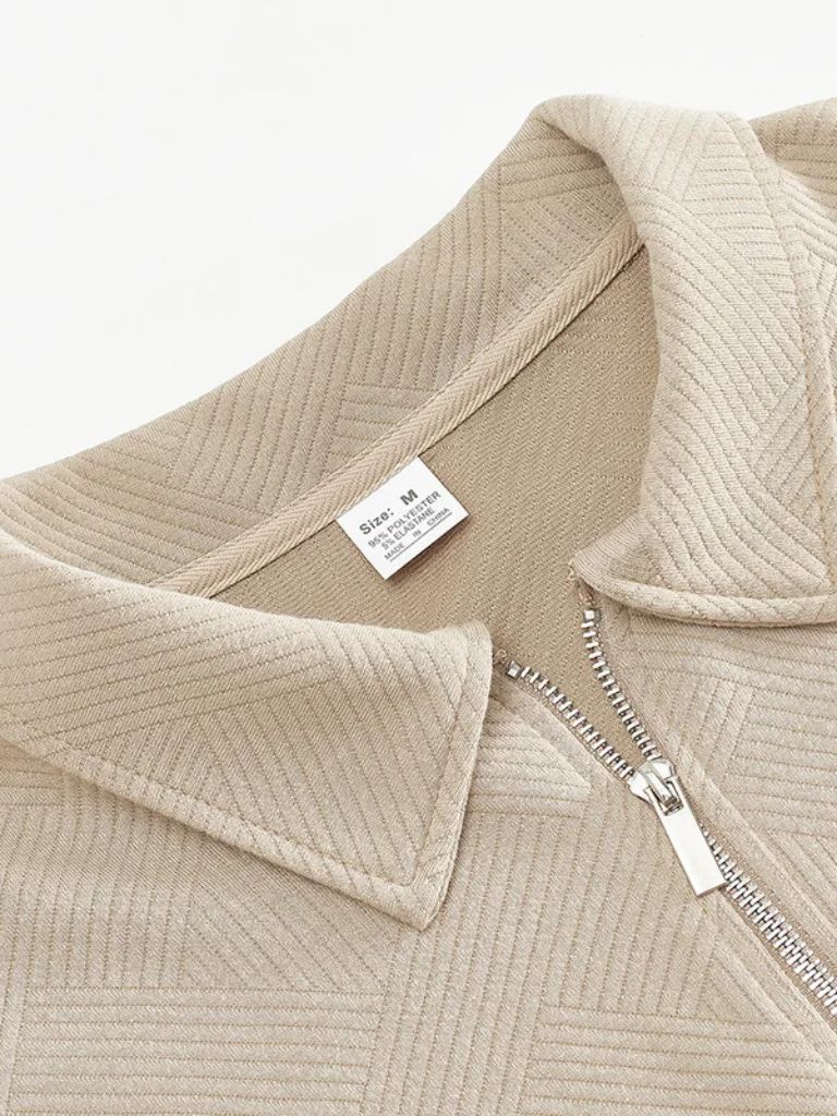 Pullover Sandmoor a collo alto con zip corta - Aurelio Club