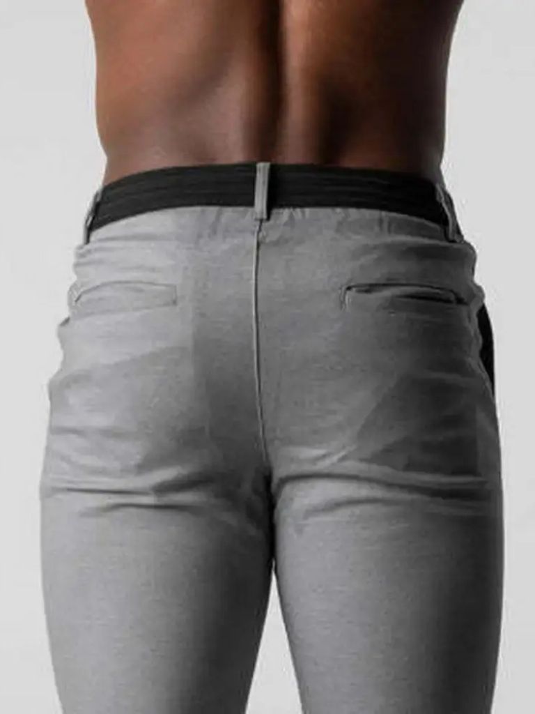 Pantaloni slim in tessuto elasticizzato - Aurelio Club