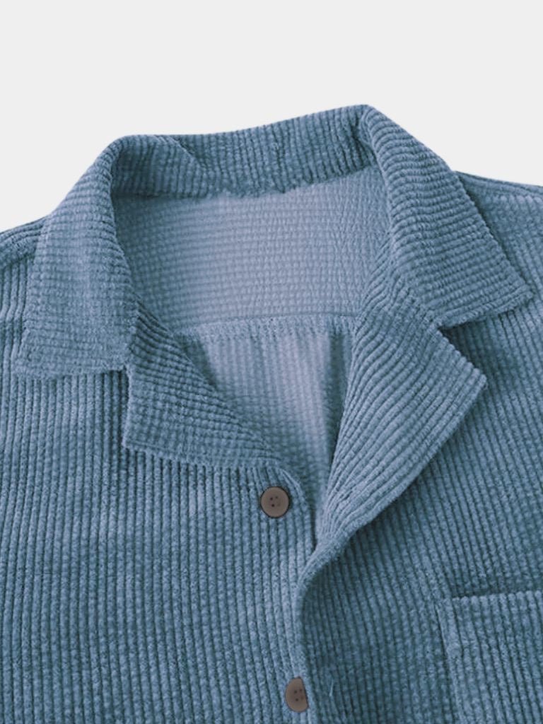 Camicia a maniche corte con lavorazione a rilievo - Aurelio Club