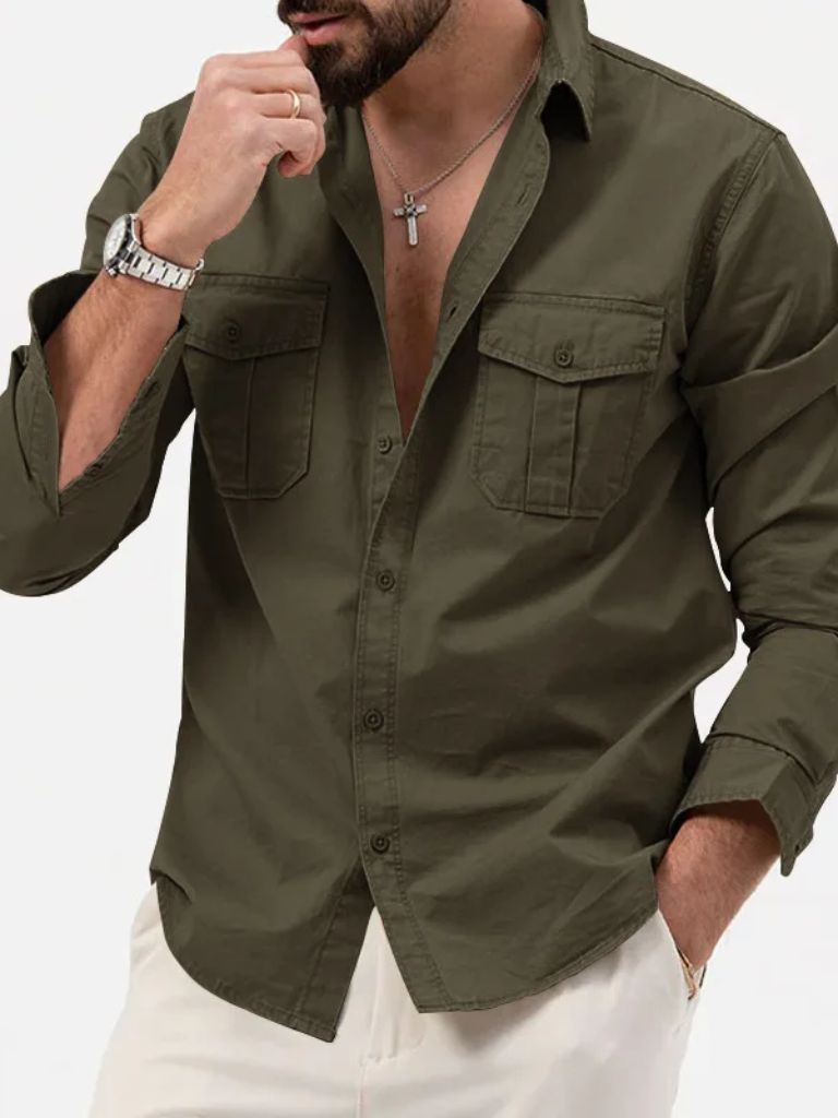Camicia a maniche lunghe d'ispirazione vintage - Aurelio Club